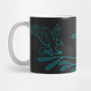 Bald Eagles in Tree Branches Mug